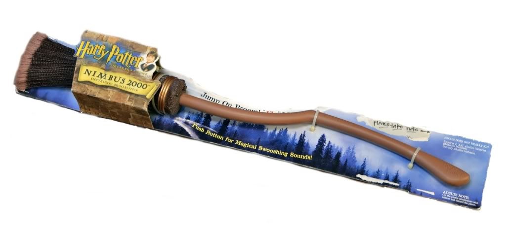 Vibrating Harry Potter Nimbus 2000 Broom